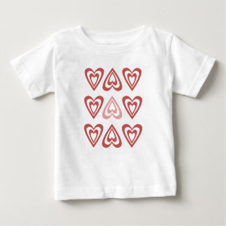 Cute Valentine Hearts – Love & Romance Design Baby T-Shirt
