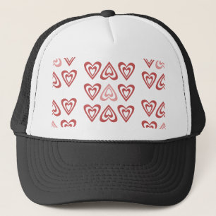 Cute Valentine Hearts – Love & Romance Design Trucker Hat