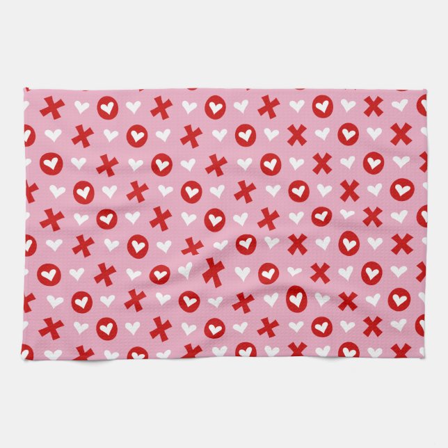 Cute Valentine Kitchen Towel (Horizontal)