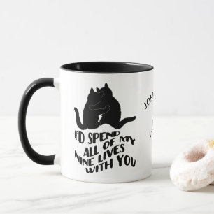 Cute Valentine kittens custom Mug