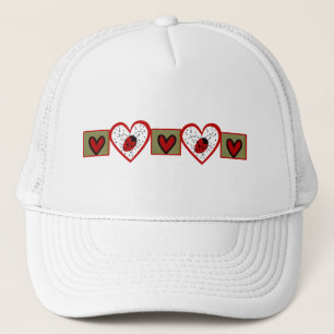 Cute Valentine Ladybugs Trucker Hat