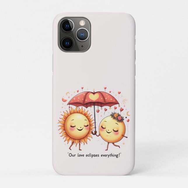 Cute Valentine Our Love Eclipses Everything    Case-Mate iPhone Case (Back)