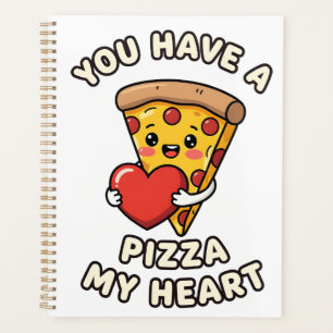 Cute Valentine Pizza Slice – Fun Romantic Gift for Planner