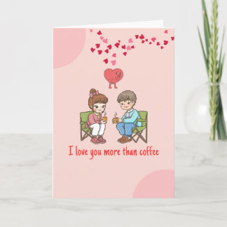 Cute Valentine’s Day Card – I Love You More Than C