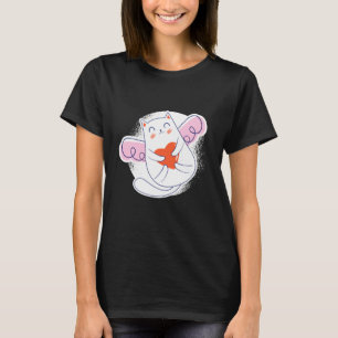 Cute Valentine S Day Cat With Heart Angel Wings Cu T-Shirt