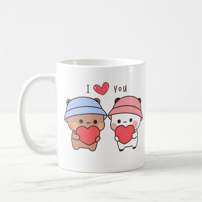 Cute Valentine’s Day Coffee Mug (Left)