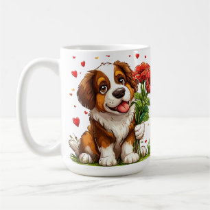 Cute Valentine’s Day dog Coffee Mug