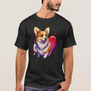 Cute Valentines Corgi Cool Pembroke Welsh Corgi 1 T-Shirt