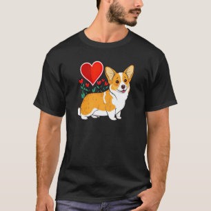 Cute Valentines Corgi Cool Pembroke Welsh Corgi 5 T-Shirt