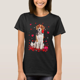 Cute Valentine's Day Beagle Dog Heart Costume T-Shirt