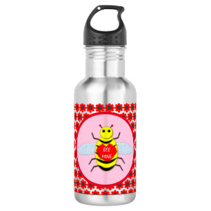 Cute Valentines Day Bee 532 Ml Water Bottle