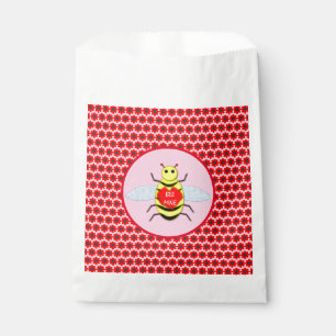 Cute Valentines Day Bee Favour Bag
