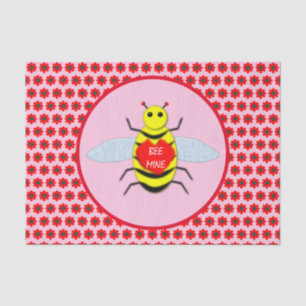Cute Valentines Day Bee Tissue Paper