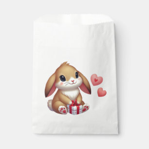 Cute Valentine's Day bunny rabbit Favour Bag