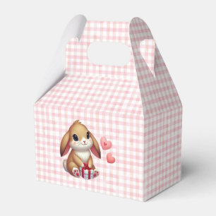 Cute Valentine's Day bunny rabbit Favour Box