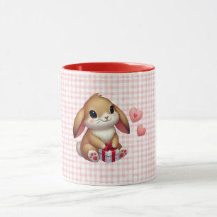 Cute Valentine's Day bunny rabbit  Mug