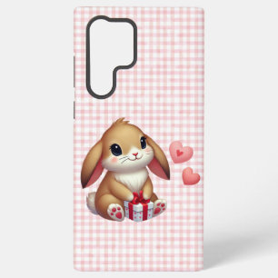 Cute Valentine's Day bunny rabbit Samsung Galaxy Case