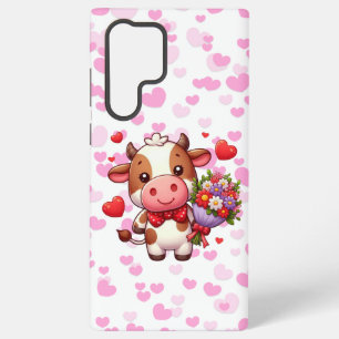Cute Valentine's day cow Samsung Galaxy Case