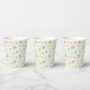 Cute Valentine's Day Desserts Sweet Treats Pastel Paper Cups