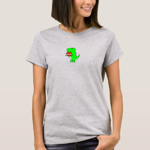 Cute Valentines Day Dinosaur T-Shirt