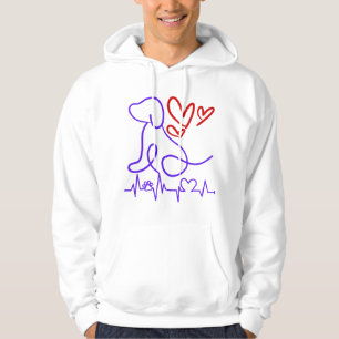 Cute Valentine's Day Dog Lover  Hoodie
