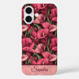 Cute Valentine'S Day Gift Calla Lilies Name iPhone 16 Case