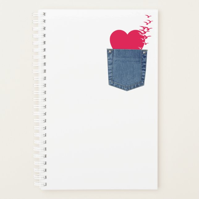 Cute Valentine's Day Gift For Her Planner (Front)