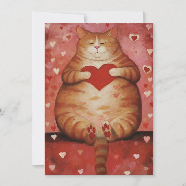 Cute Valentines Day Holiday Card (Front)