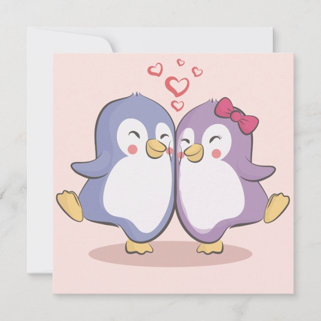 Cute Valentine's Day Holiday Card (Front)