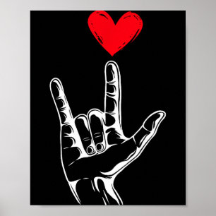Cute Valentines Day I Love You Hand Sign Language 