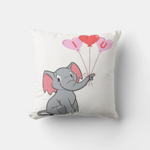 cute Valentine's Day I love you heart Cushion