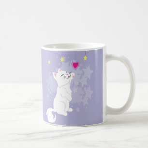 Cute Valentines Day Kitty Coffee Mug