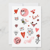 Cute Valentine's Day Love Cartoon