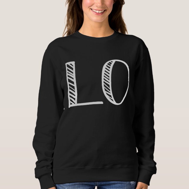 Cute Valentines Day Matching Couple Outfit Love Pa Sweatshirt (Front)