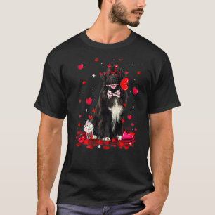 Cute Valentine's Day Newfoundland Dog Heart Costum T-Shirt