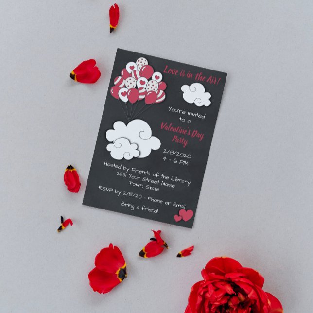 Cute Valentine's Day Party Invitation (Creator Uploaded)