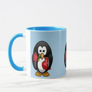 Cute Valentine's Day Penguin Funny Cartoon Mug