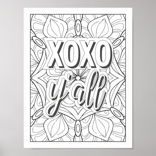 Cute Valentine's Day Quote Poster (Front)