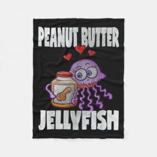 Cute Valentines Day T Shirts Kids Peanut Butter &a Fleece Blanket