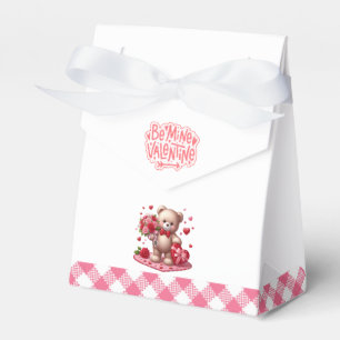 Cute Valentine's Day Teddy Bear Favour Box