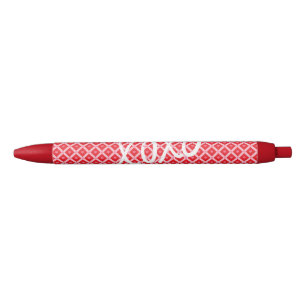 Cute Valentine's Day XOXO Black Ink Pen