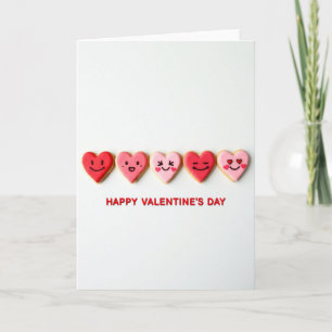Cute Valentines Hearts Card