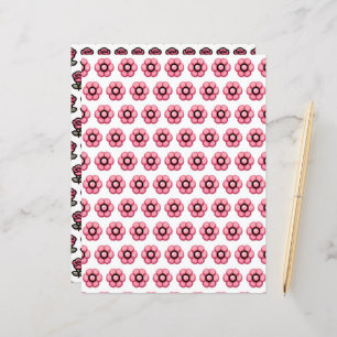 Cute Valentines Patterns Scrapbook Paper