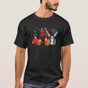 Cute Vampire And Mummy Bride For Halloween Mum And T-Shirt