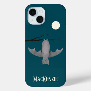 Cute Vampire Bat Personalised iPhone 15 Case