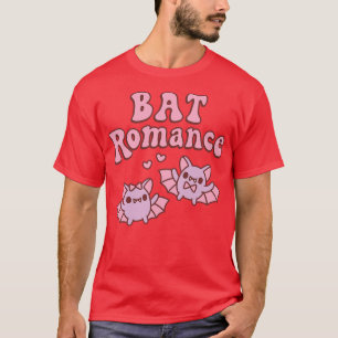 Cute Vampire Bats Funny Bat Romance Pun T-Shirt