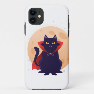 Cute Vampire Cat iPhone 11 Case