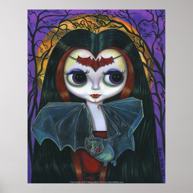 Cute Vampire Doll Poster (Front)
