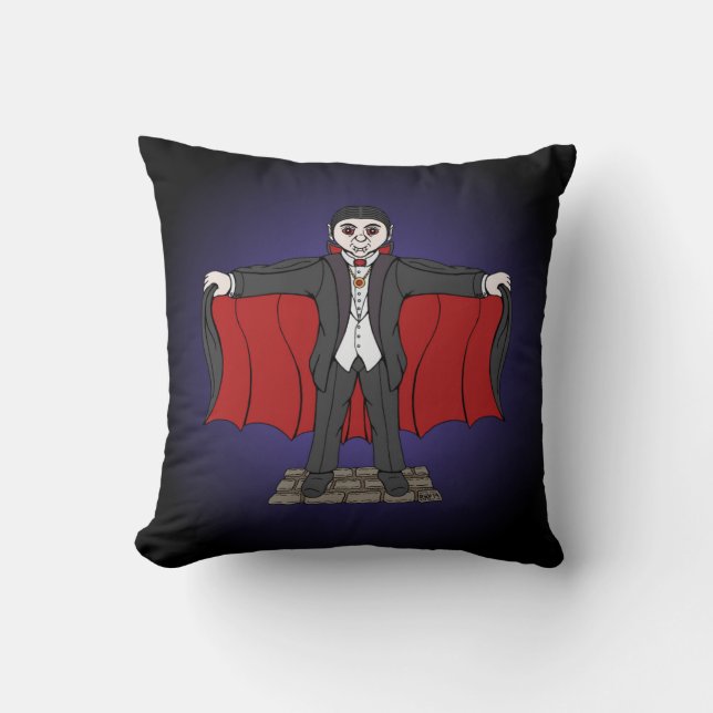 Cute Vampire/Dracula Cushion (Front)