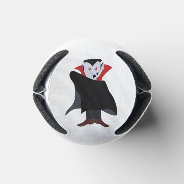 Cute Vampire Halloween Costume Can Cooler (Bottom)